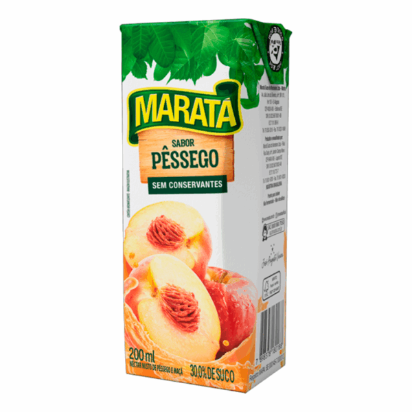 Suco Néctar Maratá 200Ml Tp Pêssego