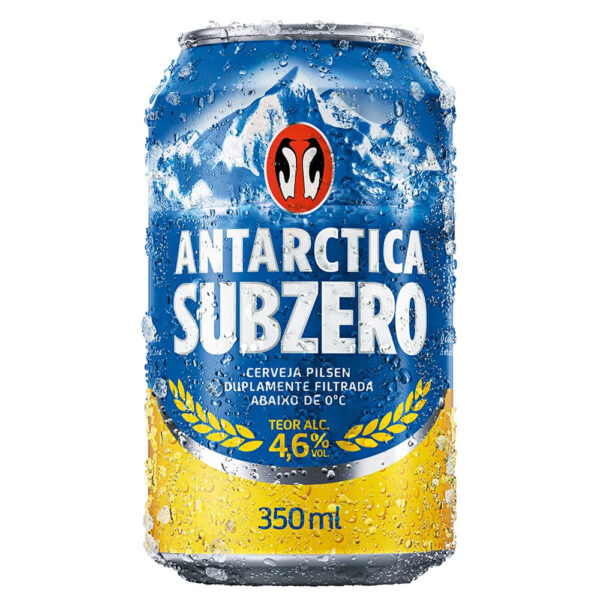 Cerveja Antarctica Sub Zero Lata 350ml