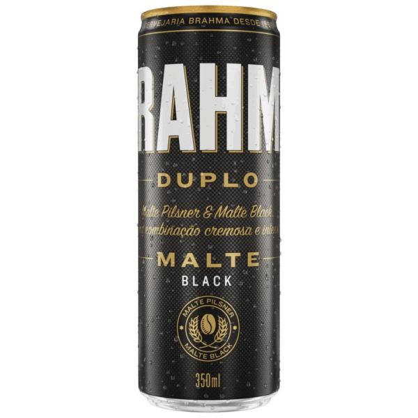 Cerveja Brahma Duplo Malte Black Lata 350ml