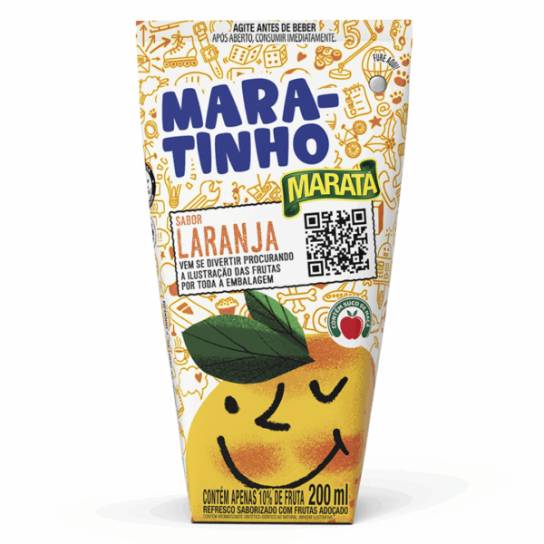 Mara-Tinho Sabor Laranja 200ML Marata