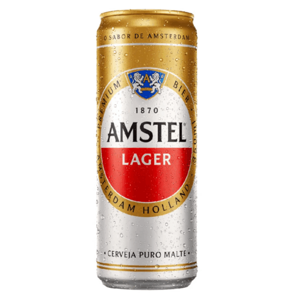 Cerveja Lager Amstel Lata 350ml