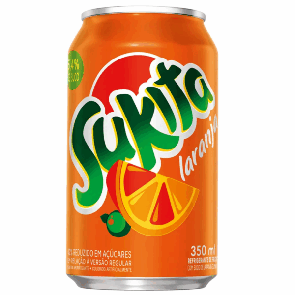 Refrigerante Lata 350ML Sukita laranja