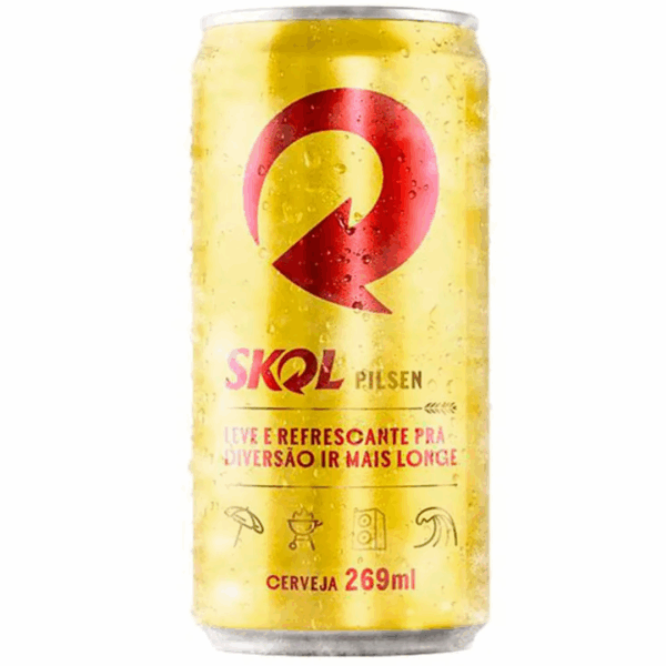 Cerveja Skol Lata 269ml