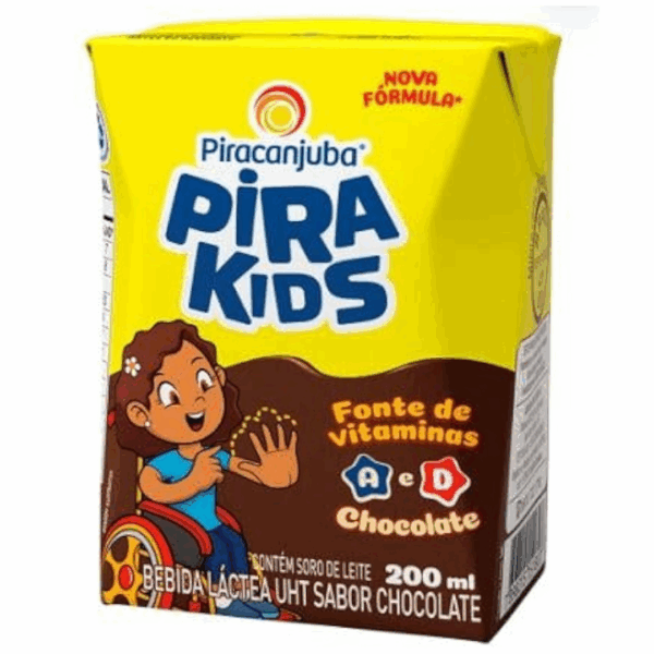 Achocolatado Piracanjuba Pirakids 200ml