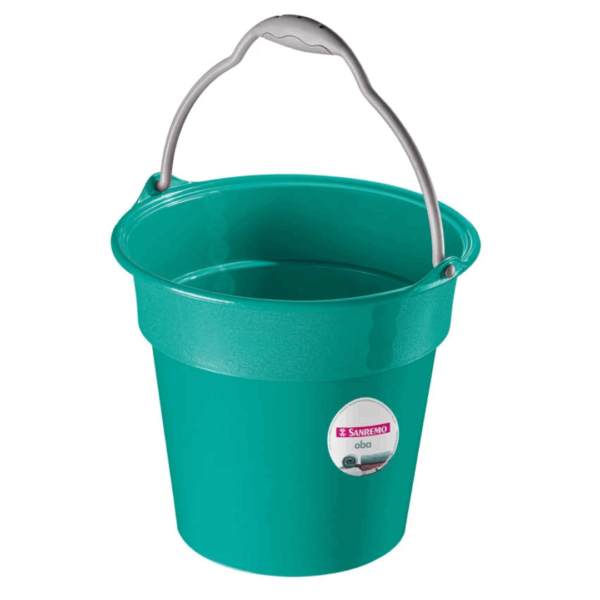 Balde Plástico Verde 8L