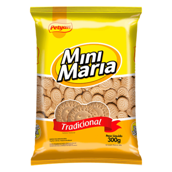 Biscoito Mini Maria Tradicional Petyan 400g