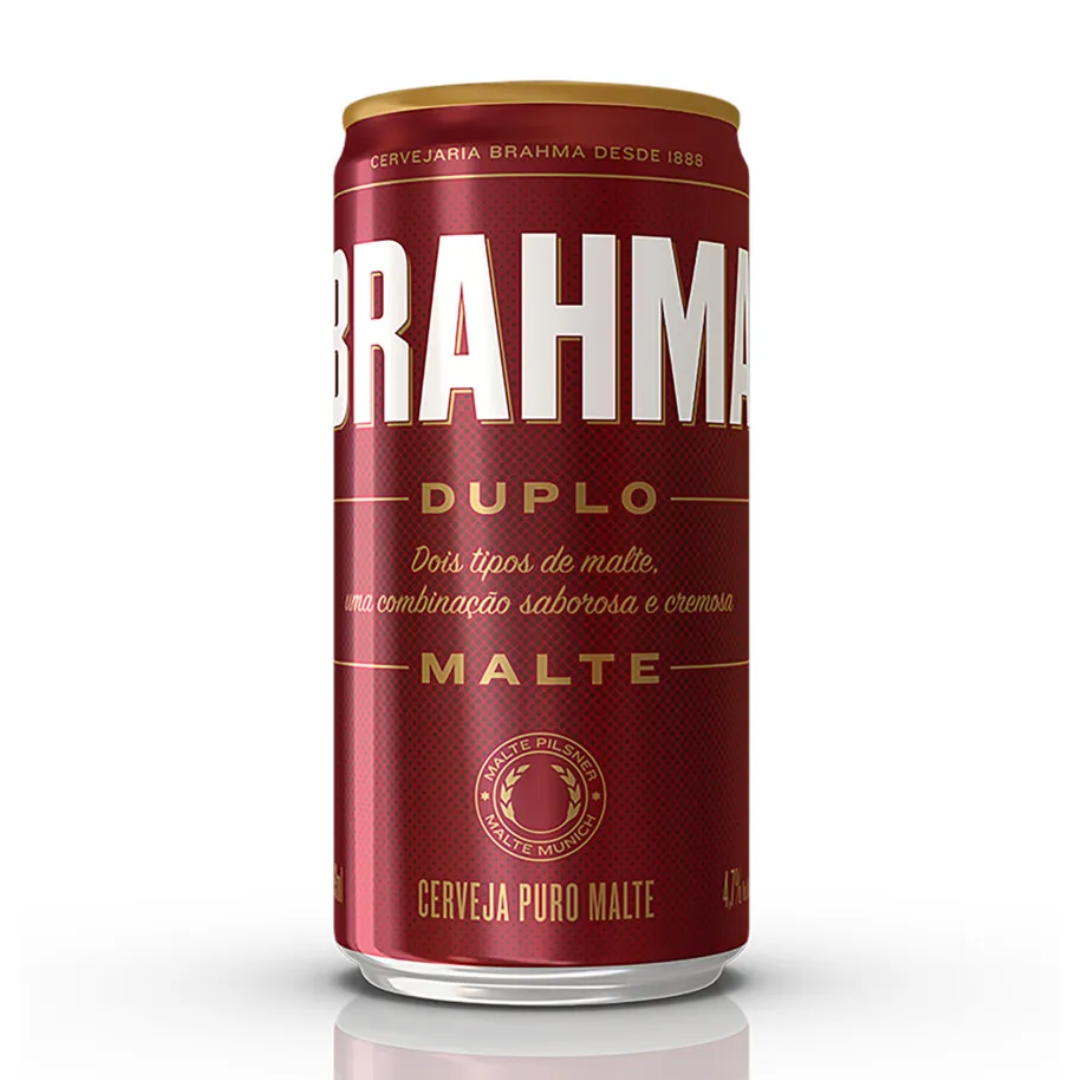 Cerveja Brahma Lata Duplo Malte 269ml Cerveja Brahma Lata Duplo Malte 269ml - Imagem 1