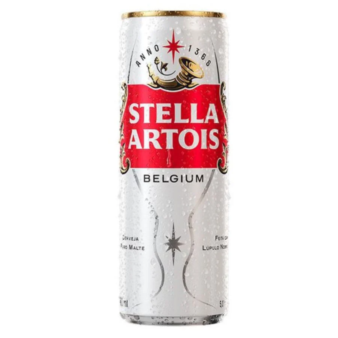Cerveja Puro Malte Stella Artois Lata 350ml Cerveja Puro Malte Stella Artois Lata 350ml - Imagem 1