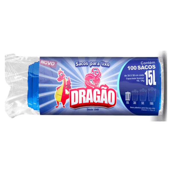 Saco Lixo 15l Dragao